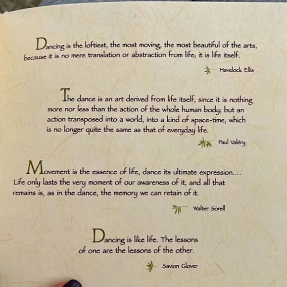 The Language of Dance. Beautiful book of Poetry - Picture 2 of 3